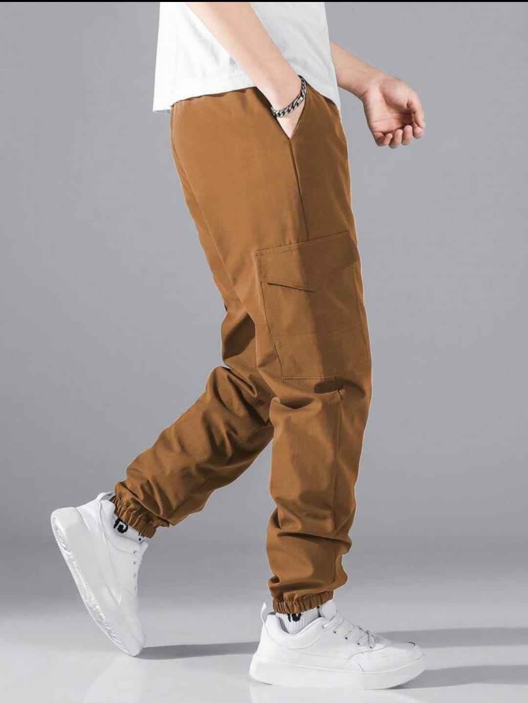 Cinnamon Brown Cargo Pant -Unisex - Main Image