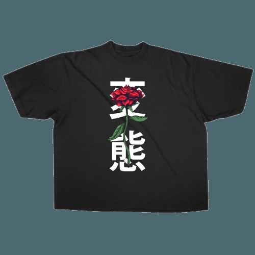 HENTAI JAPANESE ROSES DRP SHLDER - Aesthetic Gen
