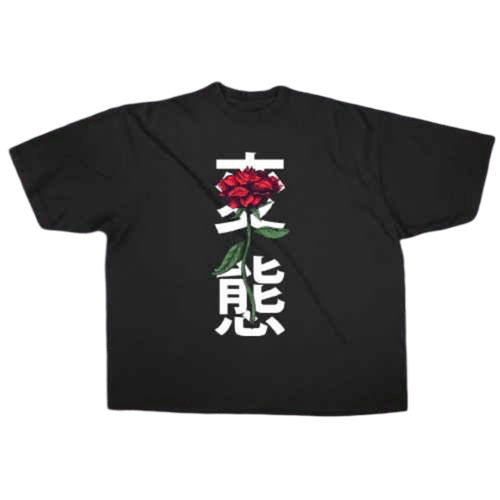HENTAI JAPANESE ROSES DRP SHLDER - Aesthetic Gen