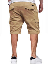Load image into Gallery viewer, Khaki Cargo Shorts - Aesthetic Gen
