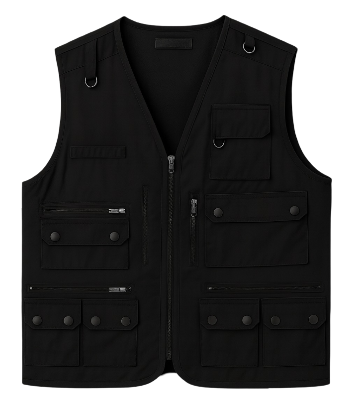 Black Utlilty Vest