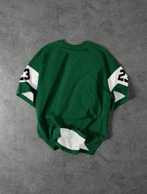 Load image into Gallery viewer, Manfinity EMRG Color Block Letter Printed Green T-Shirt - Aesthetic Gen
