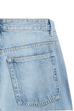 Load image into Gallery viewer, Mid - blue Washed Denim Utility Cargo Jeans With Pockets - Aesthetic Gen
