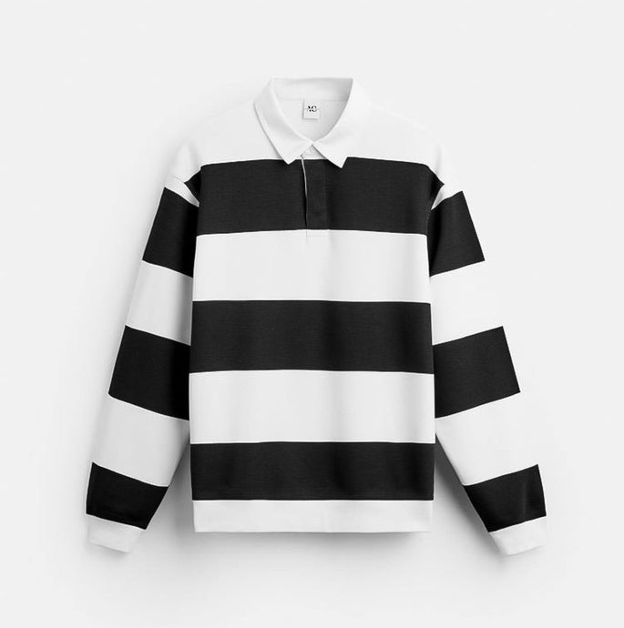 Old Money Polo Shirt With Contrast Collar - Aesthetic Gen