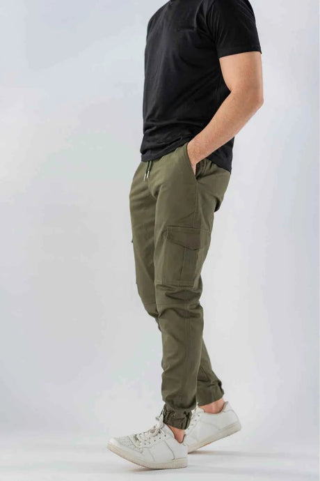 Olive Green Cargo Pant - Unisex - Aesthetic Gen