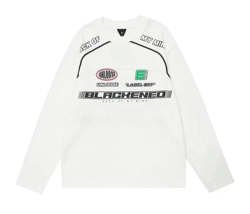 OVDY Racing Graphic Long - Sleeve T-Shirt - Aesthetic Gen