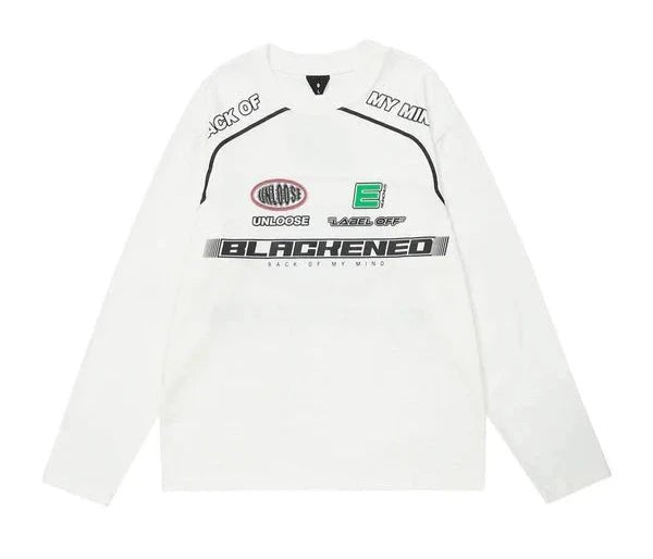 OVDY Racing Graphic Long - Sleeve T-Shirt - Aesthetic Gen