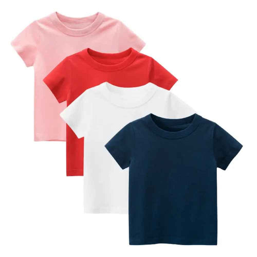 PACK OF 4 BASIC KIDS T - SHIRT - Aesthetic Gen