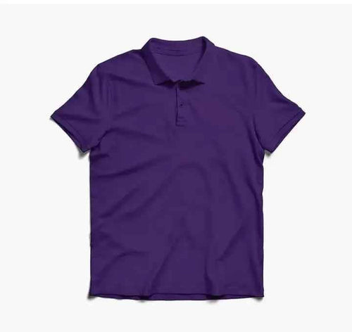 PURPLE POLO TEE - Aesthetic Gen