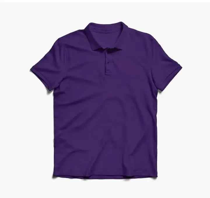 PURPLE POLO TEE - Aesthetic Gen