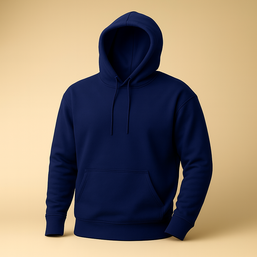 Basic Navy Blue Hoodie
