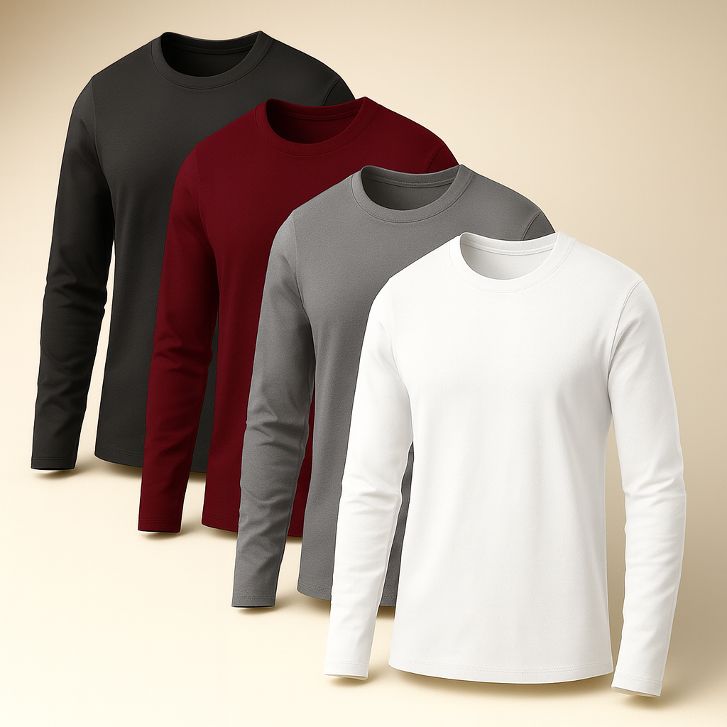 Bundle Of 4 Full Sleeves T-shirt