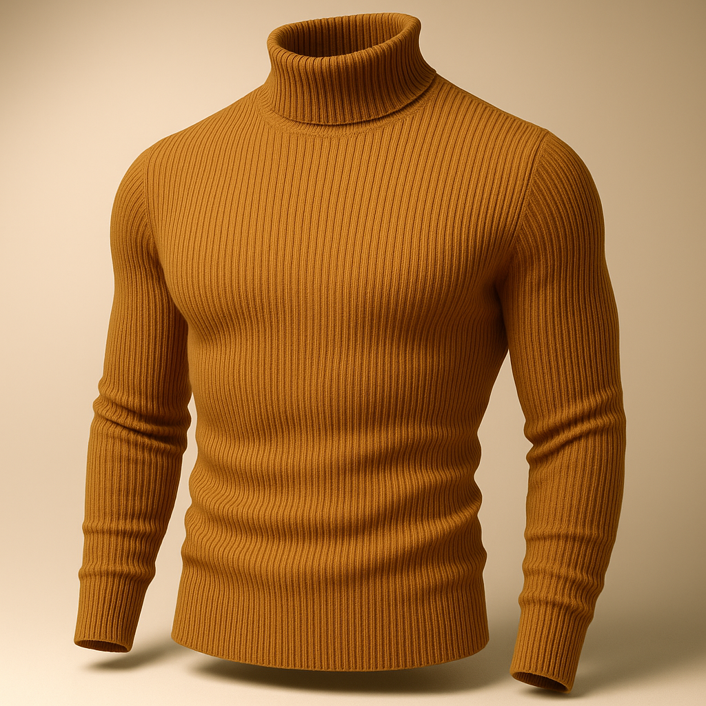 Basic Mustard High neck