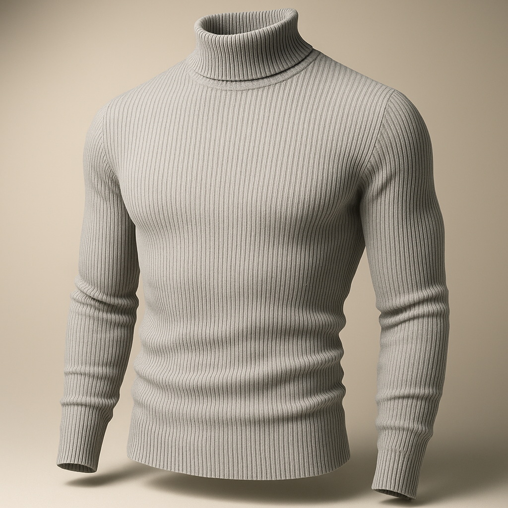 Basic Hazel Gray High neck