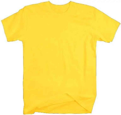 Yellow Half Sleeves T-Shirt - Aesthetic Gen