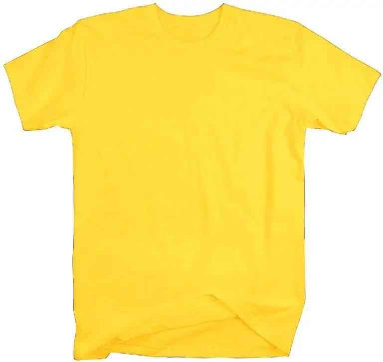 Yellow Half Sleeves T-Shirt - Aesthetic Gen
