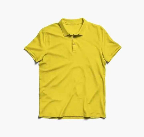 YELLOW POLO TEE - Aesthetic Gen