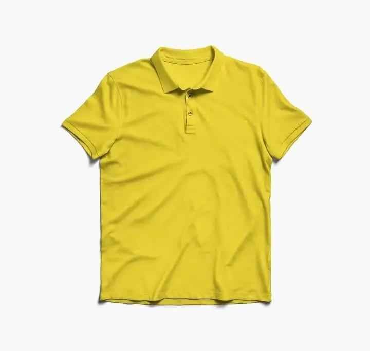 YELLOW POLO TEE - Aesthetic Gen